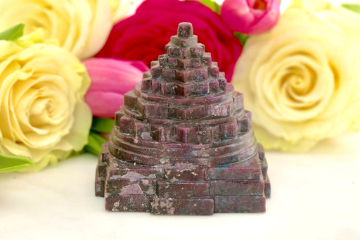 Natural Ruby Sri Meru Yantra 