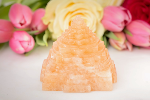 Yellow Jade Sri Meru Yantra